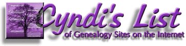 cyndi's list of genealogy software and web sites